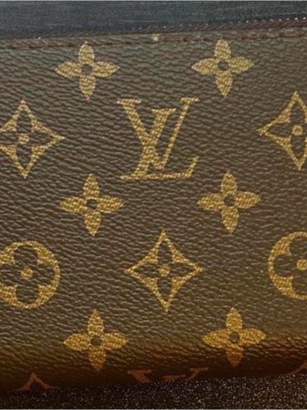 Louis Vuitton Brown and Tan Monogram Zip-Around Wallet - Picture 8 of 10